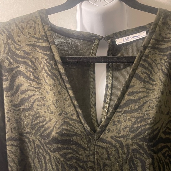 Zara Animal Jumpsuit Print L - Picture 3 of 3